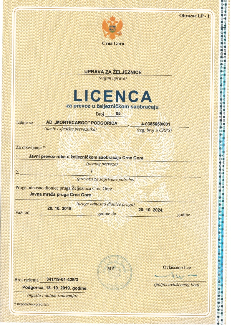 Licenca i sertifikat